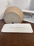 Hatch Restore 2 White Noise Machine Beige Sound Therapy Sleeping Aid Used. Price: $79.00.