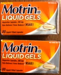 Motrin Ib Pain & Fever Reducer Liquidgels 80/CT *lot Of 2* Exp: 10/2026 New. Price: $16.89.