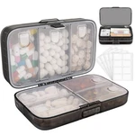 Weekly Pill Organizer With LABELS,8 Compartments Travel Daily Case Airti... New. Price: $26.39.