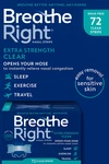 Breathe Right Extra Strength Nasal Strips Clear 72CT Instant Congestion Relief New. Price: $24.90.