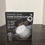 Sharper Image Sound Soother Sleep White Noise With Led Glow New. Price: $16.95.