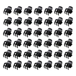 Linyuearui 100PCS Tiny Hair Clips For Girlmini Claw Women 1CM Black New. Price: $12.10.