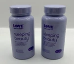 Two Bottles, Love Wellness Sleeping Beauty - 60 Capsules Expires 09/2027 New. Price: $14.39.