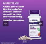Melatonin 10MG Fast Dissolve Strawberry Flavor, 200 Tablets EXP.05/2027 New. Price: $37.00.