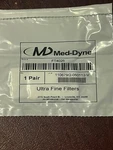 Med-dyne Cpap Ultra Fine Filters FT4025 3 Packs 6 Total New Sealed. Price: $10.00.