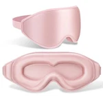 Flycoco 99% Fully Block Out Light Eye Sleep Mask, 3D Deep Classic Pink New. Price: $20.21.