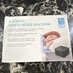 Big Red Rooster BRRC107B White Noise Machine Black 6 Sound New. Price: $8.00.
