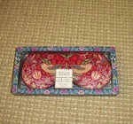 New In Box William Morris Strawberry Thief At Home Dried Lavender Eye Mask Vegan. Price: $18.50.