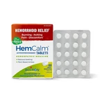 Boiron Hemcalm Hemorrhoid Relief Tablets, 60 Count New. Price: $26.99.