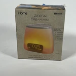 Ihome Zenergy IZBT7 Bluetooth Alarm Clock Light Sound Therapy Dual Used. Price: $27.99.