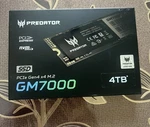 Bnib Sealed Acer Predator GM7000 Nvme GEN4 M.2 Ssd 4TB New. Price: $499.99.