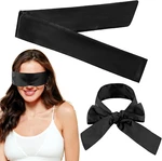 Satin Eye Sleep Mask, 150CM/59INCH Adjustable Silk Like Blindfold Soft Comf New. Price: $8.79.