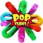 4 Pack Mini Pop Tubes Sensory Fidget Toy Colorful Stress Relief Autism Adhd New. Price: $5.51.