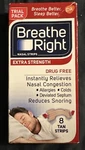 Breathe Right Nasal Strips Extra Tan - 8 New. Price: $10.00.