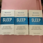 3X Relaxium Natural Sleep Aid Non-habit Forming 30 Tablets (90 Total) Exp 3/2027 New. Price: $28.00.