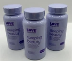 Three Bottles, Love Wellness Sleeping Beauty - 60 Capsules Expires 09/2027 New. Price: $20.24.