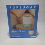 Popsugar Digital Sleep Aid Alarm Clock, Sunrise Simulation, Natural Sounds New. Price: $10.22.