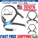 Original Resmed Headgear For Airfit F40 Series Cpap Masks With Clips Friendly New. Price: $38.99.