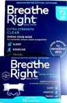 Breathe Right Extra Strength Clear Nasal STRIPS-72CT Sensitiveskin Exp 10/2029 New. Price: $27.52.