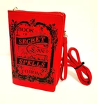 Comeco Of Spells For Love Crossbody Purse Bag Clutch Mystical Spellbook Red New. Price: $22.00.