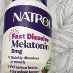 Natrol Fast Dissolve Melatonin 5MG 150 Tablets Strawberry Flavor Sleep Aid New. Price: $25.00.