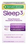 Natures Bounty SLEEP3 10MG Melatonin 120 Count Exp 08/27 Triple Action Aid New. Price: $28.78.