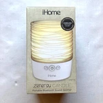 Ihome Zenergy Candle Portable Bluetooth Sound Soother New In Box. Price: $50.00.