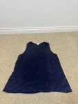 Lunya Cami Pajama Tank Top Womens Small Navy Blue 100% Silk Wrap Back Sleepwear Pre-owned. Price: $27.49.