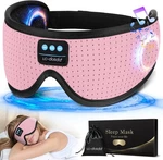 Lc-dolida Sleep Headphones, White Noise Bluetooth Mask 3D Pink Silk New. Price: $42.99.