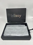 New Blissy Sleep Mask Black 100% Pure Mulberry Silk Nib Bag & Box. Price: $35.90.