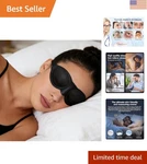 Ergonomic Moisture Chamber Goggles - Silicone Eye Mask For Ultimate Sleep Aid New. Price: $18.04.