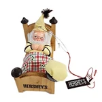 Kurt Adler Hershey's Kiss Elf Bed Sleeping 1997 Ornament Collector Series New. Price: $17.99.