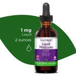 Natrol Liquid Melatonin Sleep Supplement Berry, 2 Fl. Ounce Tincture Bottle, 1MG New. Price: $11.99.