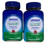 Unisom Simple Slumbers Gummies Melatonin 5 Mg 60 Ct Midnight Raspberry 2 Pack New. Price: $54.98.
