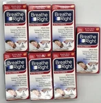 7PK Breathe Right Extra Strength Nasal Strips 8 Tan Each Fast Shipping New. Price: $22.95.