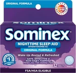 Sominex Nighttime Sleep-aid, Safe And Effective, Non-habit Forming 32 Count New. Price: $9.78.