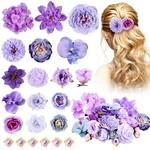 21 Pcs Flower Hair Rose Clips Barrettes For Women Accessories New. Price: $15.72.