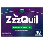 Vicks Zzzquil Nighttime Sleep Aid Non-habit 1 Pack 48 Count New. Price: $29.00.
