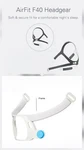 Resmed Airfit F40 Replacement Headgear With Frame Including Magnets Sz Standard. New. Price: $35.99.