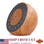 Housbay White Noise Machine 31 Sounds 5W Loud Stereo Sleep Timer Wood Grain New. Price: $37.99.