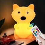 Xinjinhju Fox Night Light Kids 9 Color Changing Bedroom Lamp New. Price: $27.99.