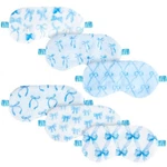 6 Pack Plush Masks, Soft Comfortable Eye Covers Sleeping, Blue New. Price: $16.48.