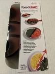 Fusion Brands Food Dam Silicone Pan/plate Adjustable Divider-gray, New!. Price: $9.86.