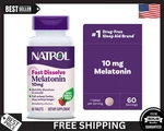 Natrol Melatonin Fast Dissolve Sleep Aid Tablets, Strawberry, 10 Mg, 60 Count New. Price: $12.99.