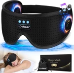 Lc-dolida Sleep Headphones, White Noise Bluetooth Mask 3D Cool Black New. Price: $61.27.