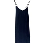 Bella Luxx Los Angeles Silk Spaghetti Strap Maxi Slip Dress Dark Steel Blue Sz Pre-owned. Price: $109.65.
