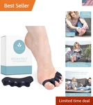 Mind Bodhi Toe Spacers Black, Latex-free & Ergonomic Fit For Enhanced Mobility New. Price: $17.99.