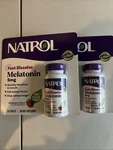 2-PACK Natrol Melatonin Mg Fast Dissolve Strawberry 250 Tablets, Exp 02/2028 New. Price: $29.99.