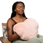 Hugimals Super Sized Heart To Pillow In Antique Rose 8 Lb Weighted Soft New. Price: $135.29.