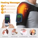 Detachable Graphene Heating Vibrating Shoulder Massager Joint Brace App Control New. Price: $9.70.